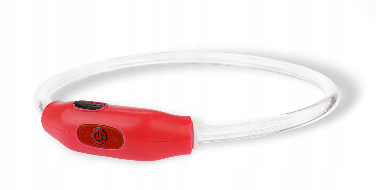 LED collar red S 40cm