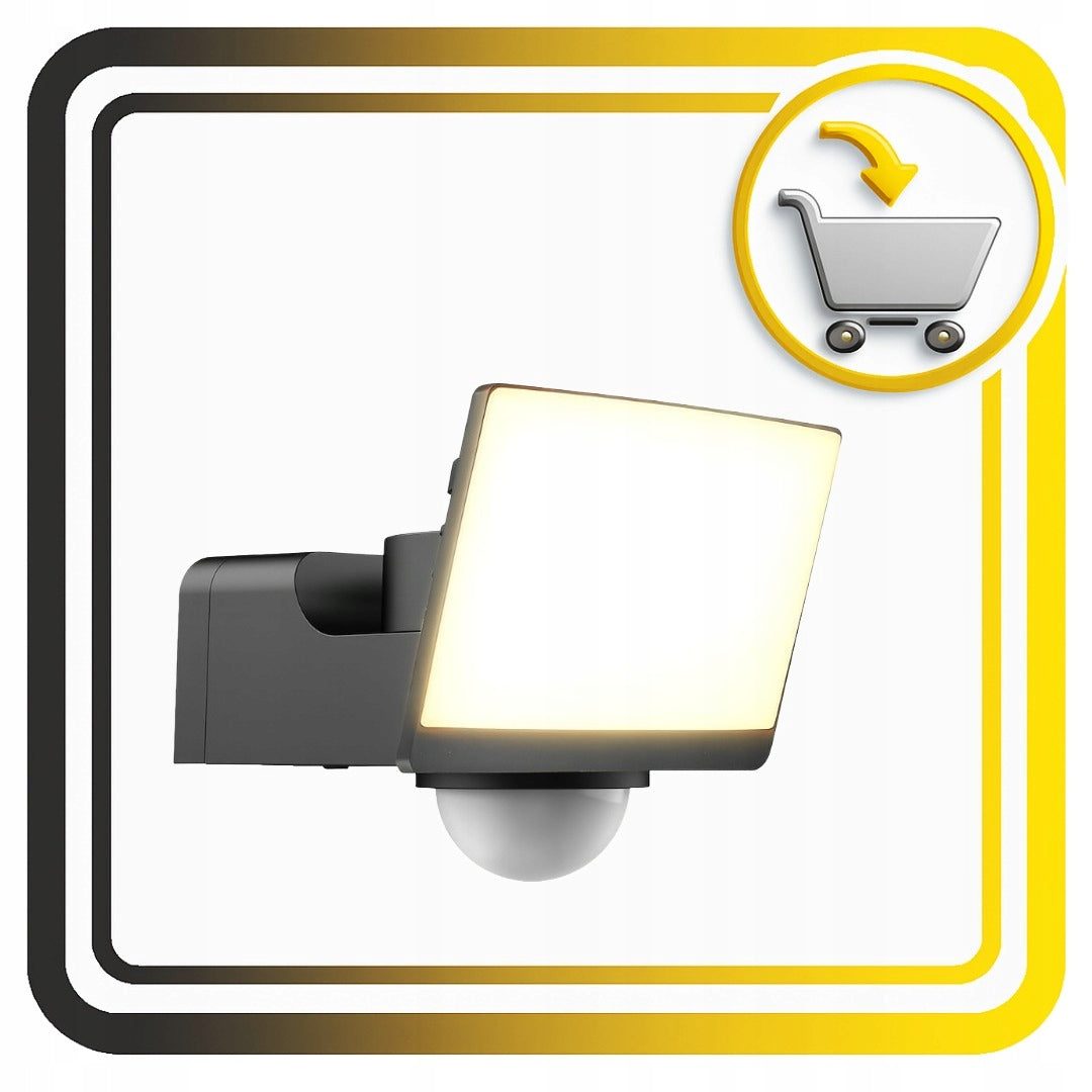 LED facade lamp 30W black 2000lm 4000K with motion and dusk sensor EAN (GTIN) 5905937639314