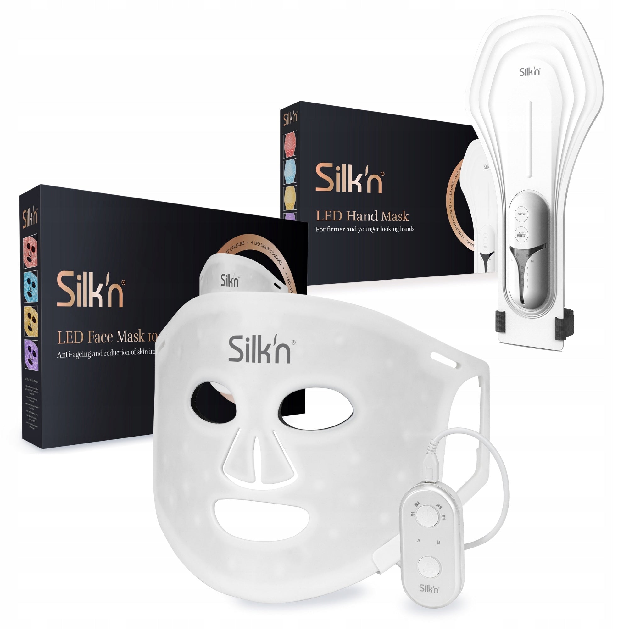 LED face mask Silk'n Facial LED Mask 100 + LED hand mask SET