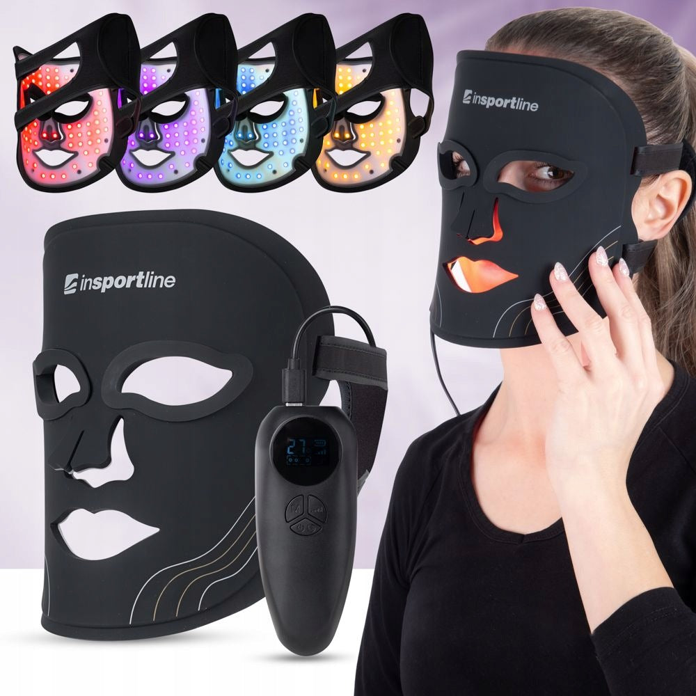 LED face mask inSPORTline Radora with infrared Packaging status original