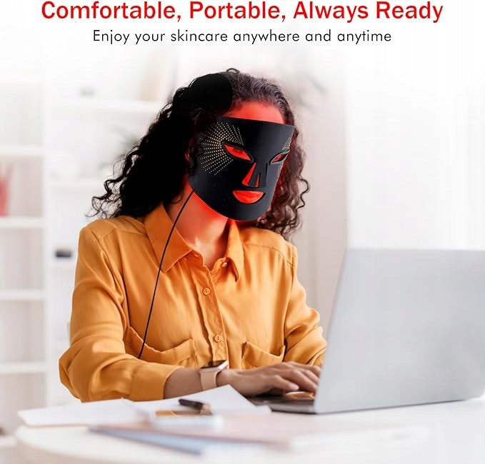 LED face mask, light therapy, 4 colors EAN (GTIN) 5906476036428