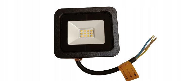 LED floodlight 10W 6500K 860LM BLACK