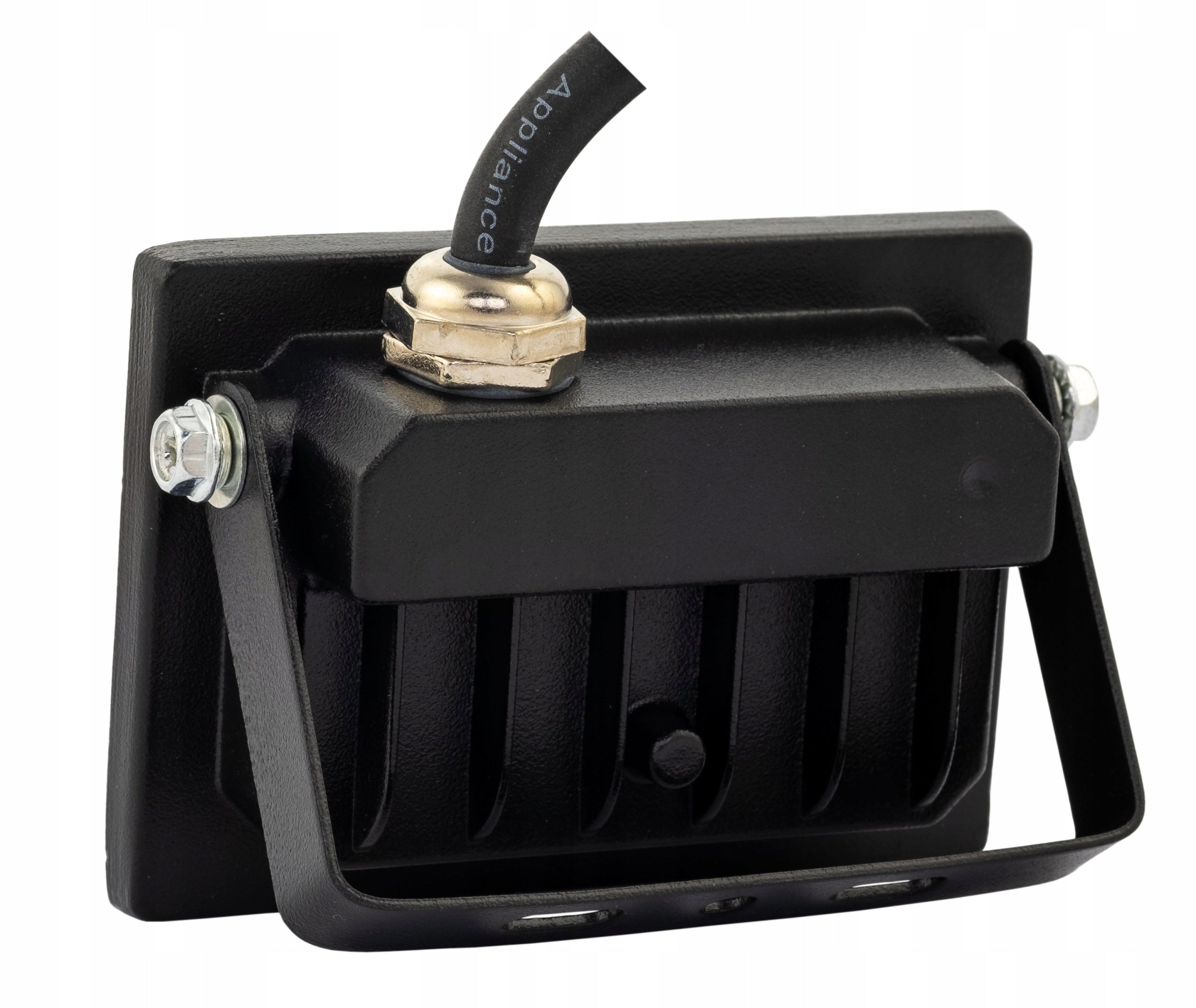 LED floodlight 10W b.cold 6500K 900lm housing BLACK CRUX GERMINA Color black