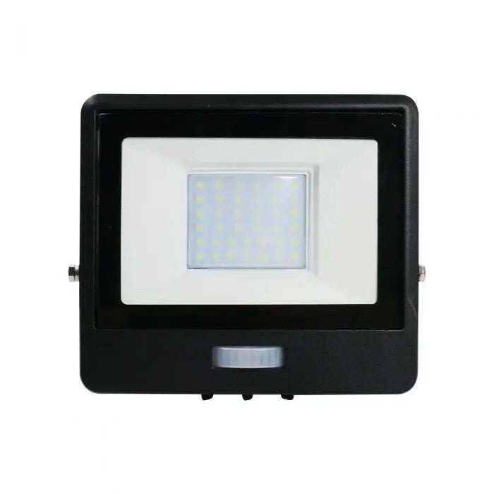 LED floodlight 30W 6000K 2340lm motion sensor + muff V-TAC Samsung Color black