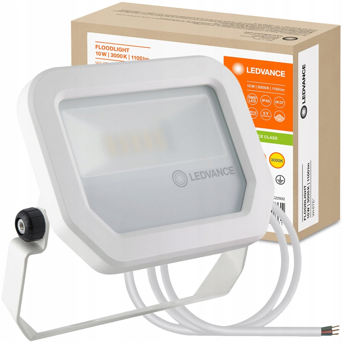 LED floodlight Fl Pfm LEDVANCE AC22932 IP65 10W 3000K 1100LM Sym. 100°