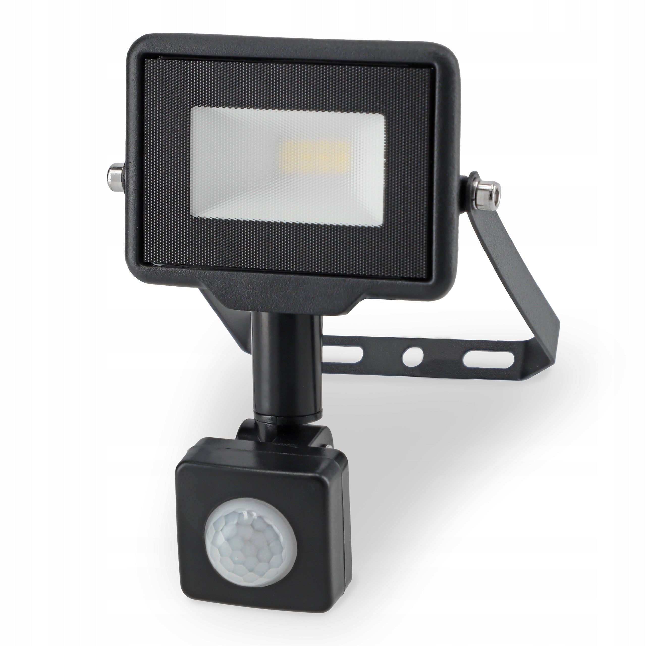 LED floodlight SLIM 10W halogen with MOTION AND dusk SENSOR reflector