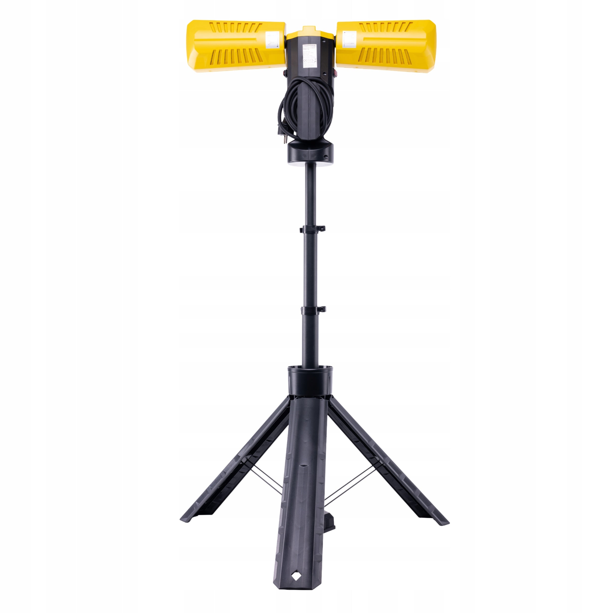 LED floodlight on tripod adjustable halogen 2x50W construction 100W Packaging status original