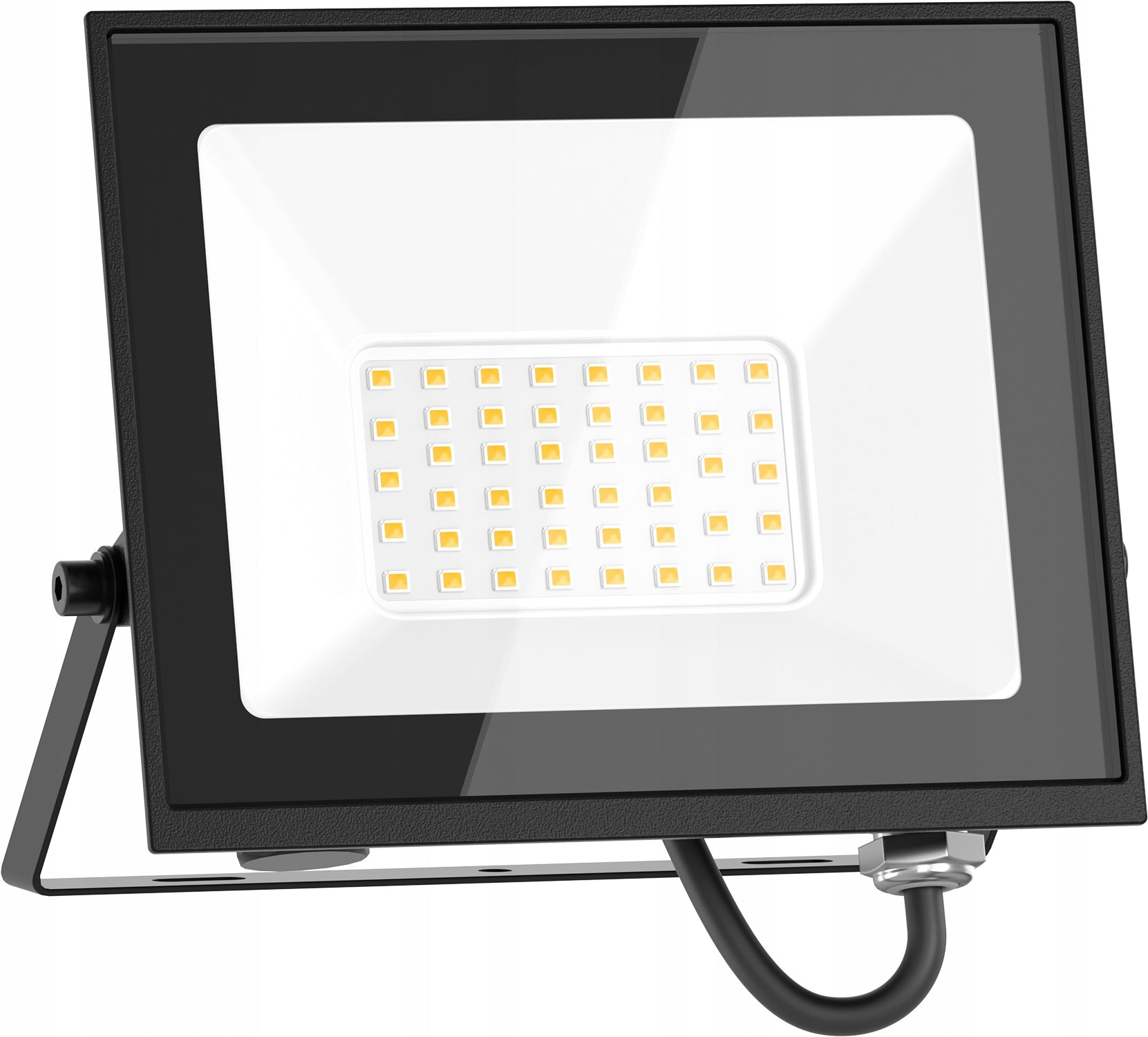 LED floodlight outdoor lamp halogen spotlight garage 30W Mexen Luxpro