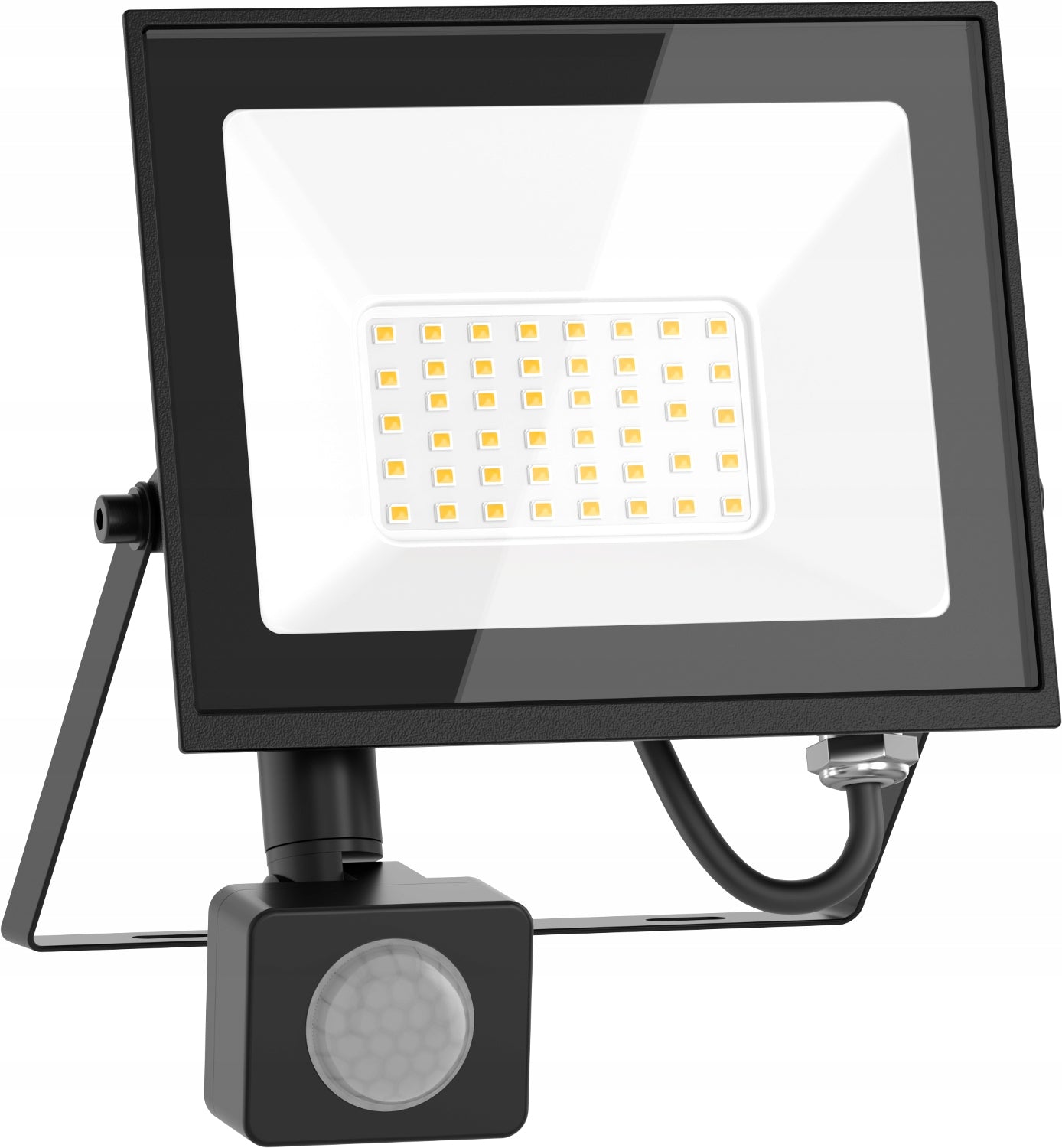 LED floodlight outdoor lamp motion sensor halogen 30W Mexen Luxpro