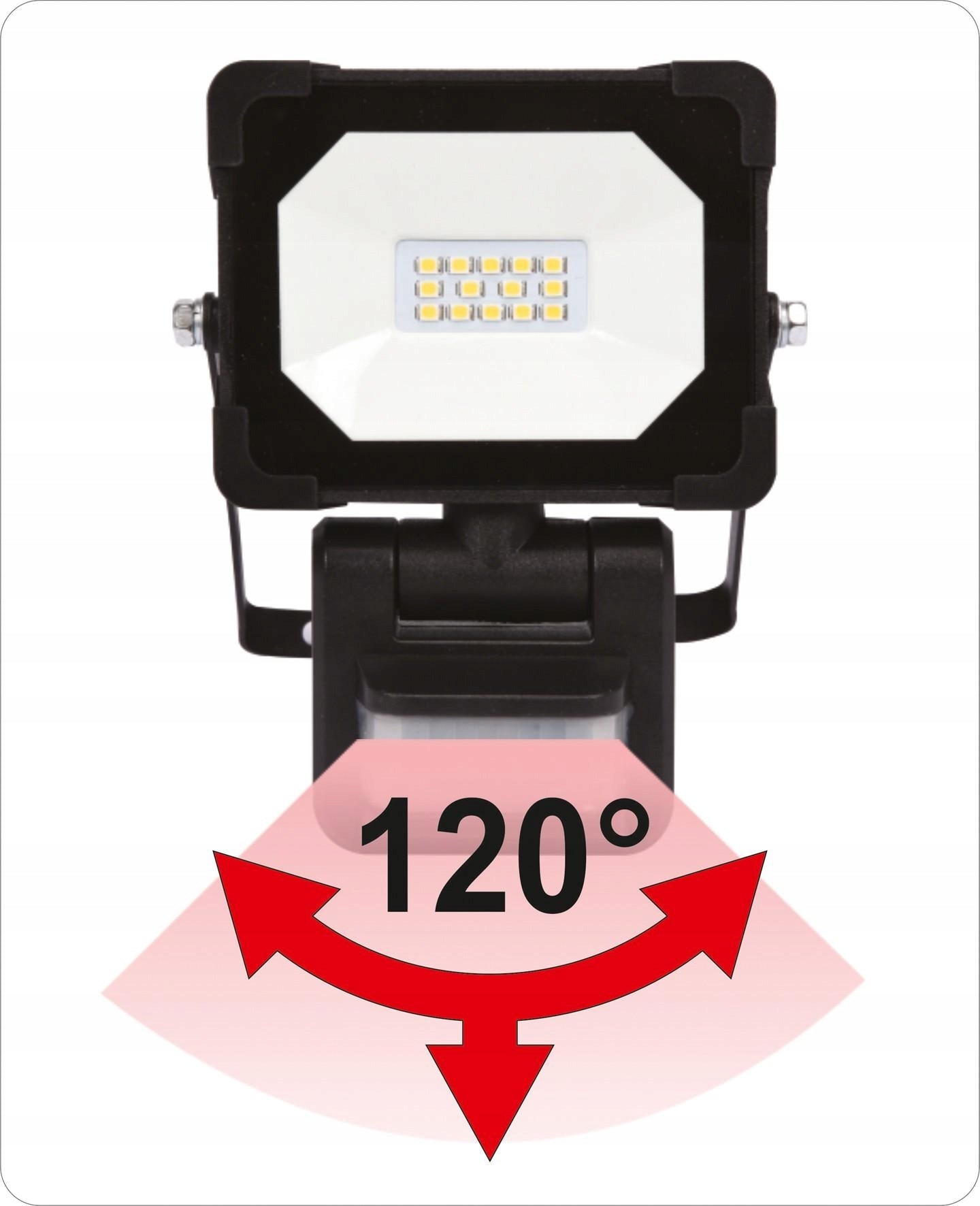 LED headlight YATO YT-81828 30W 3000lm IP54 motion sensor 10m 6500K Packaging status original
