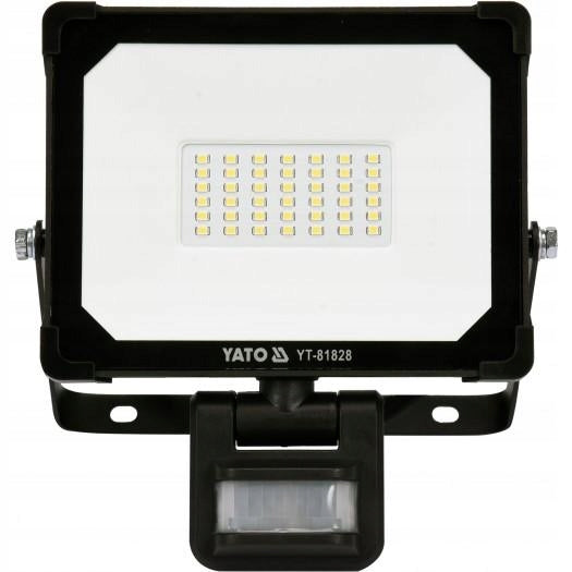 LED headlight YATO YT-81828 30W 3000lm IP54 motion sensor 10m 6500K