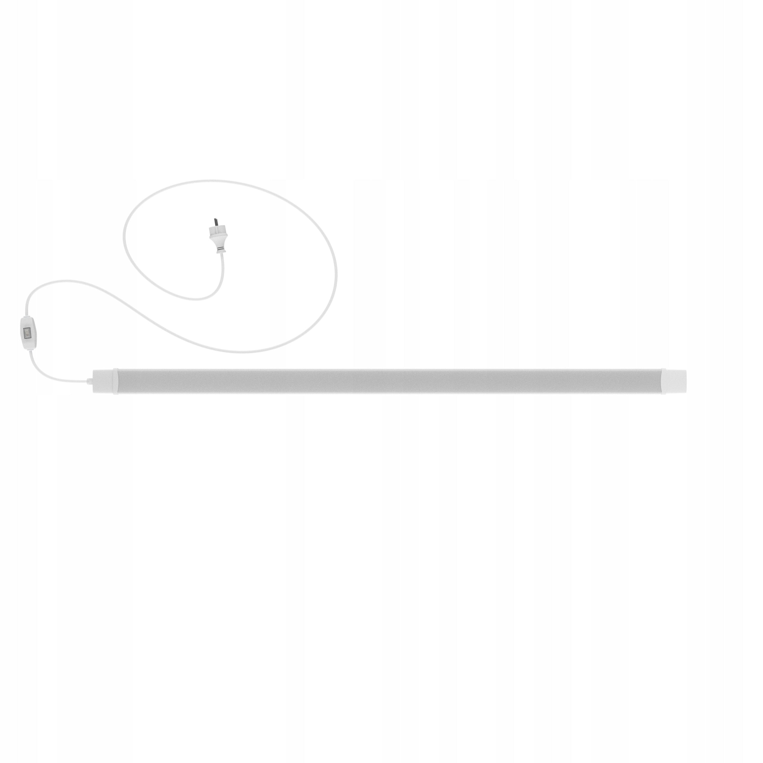 LED lamp 120cm 36W 4000K IP65 with switch for warehouse Packaging status original