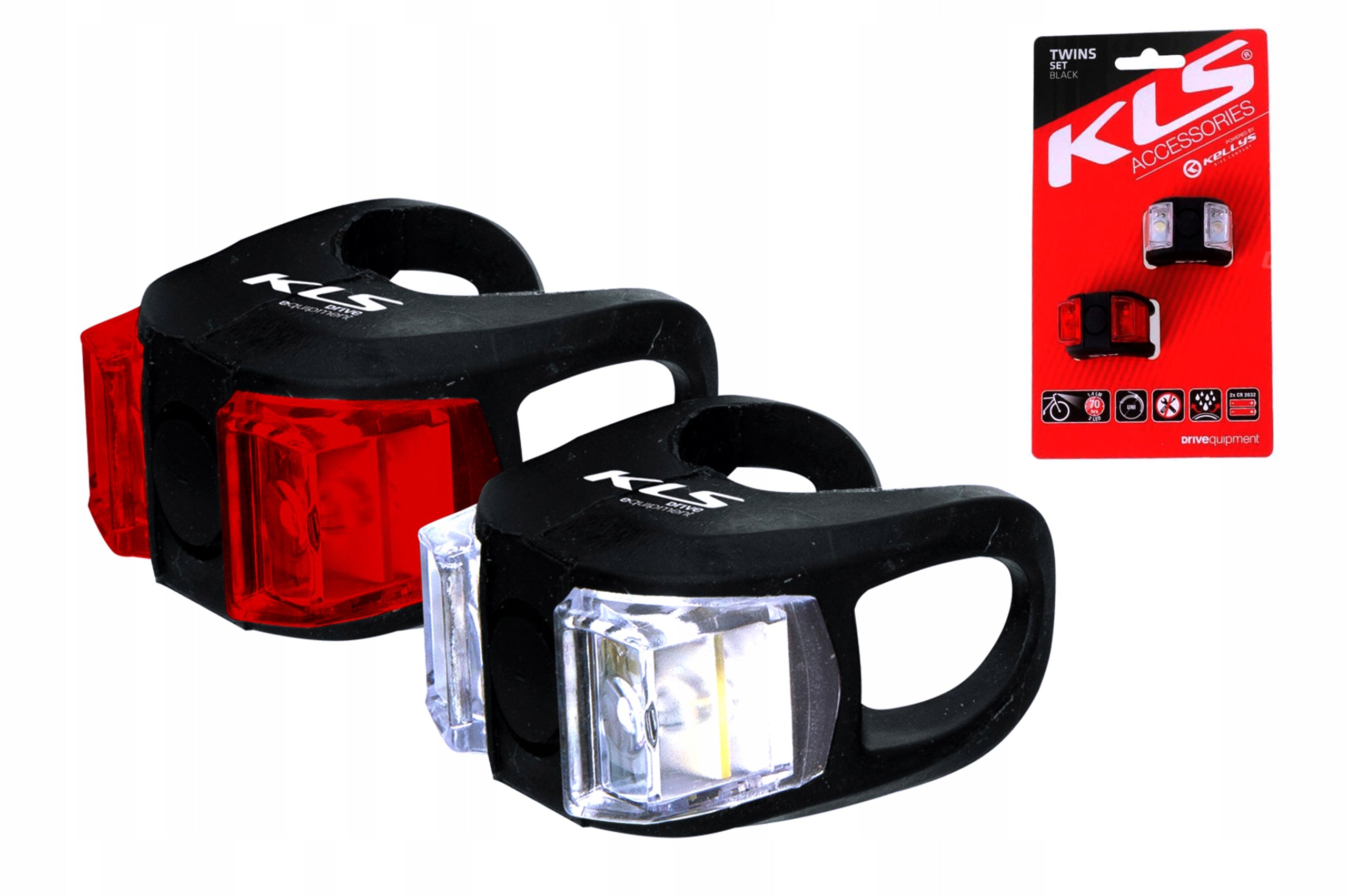 LED lighting set Kellys Twins black Light source LED