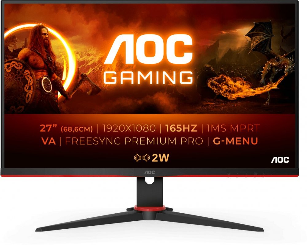 LED monitor 27" AOC G2 27G2SAE 1920x1080 VA