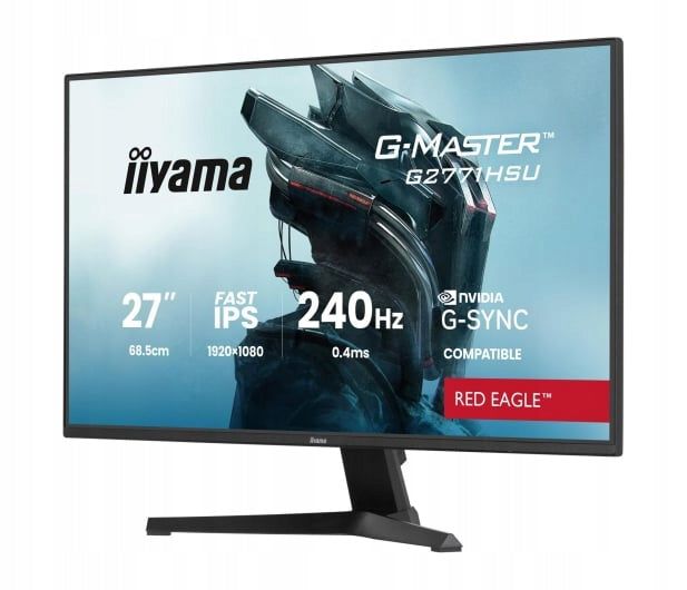 LED monitor 27" iiyama G-Master G2771HSU-B1 Red Eagle Model G2771HSU-B1