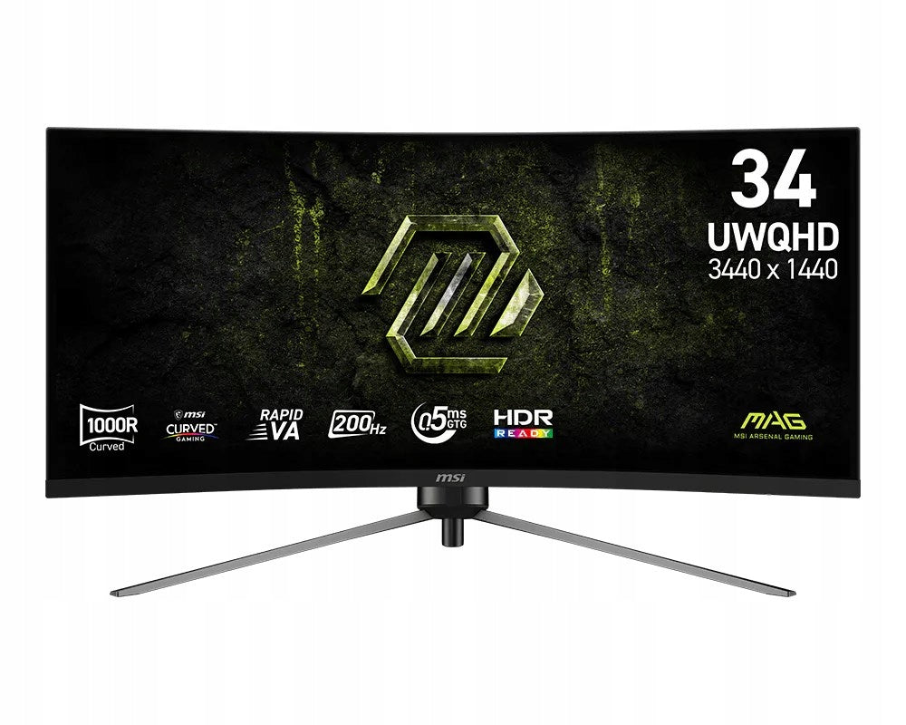 LED monitor MSI MAG 345CQRF E20 34" 3440 x 1440 px VA