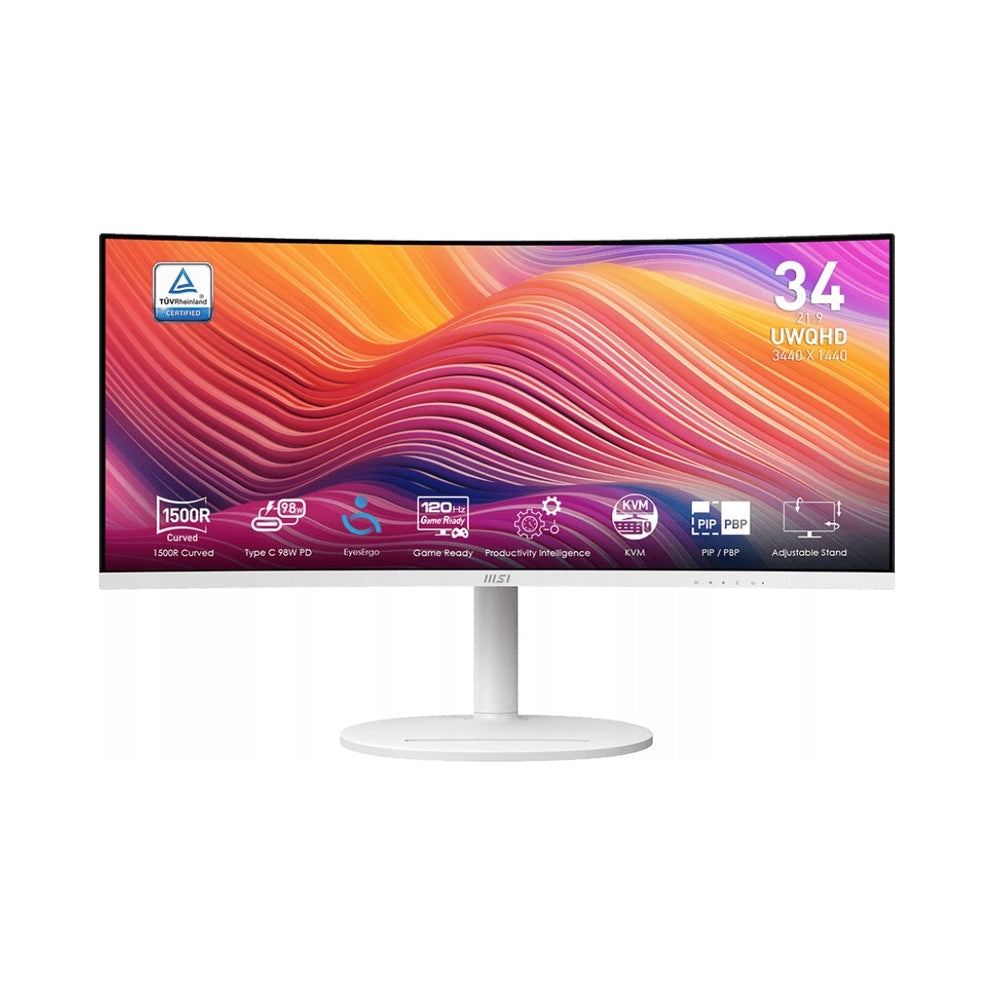 LED monitor MSI Modern MD342CQPW 34" 3440 x 1440 px VA