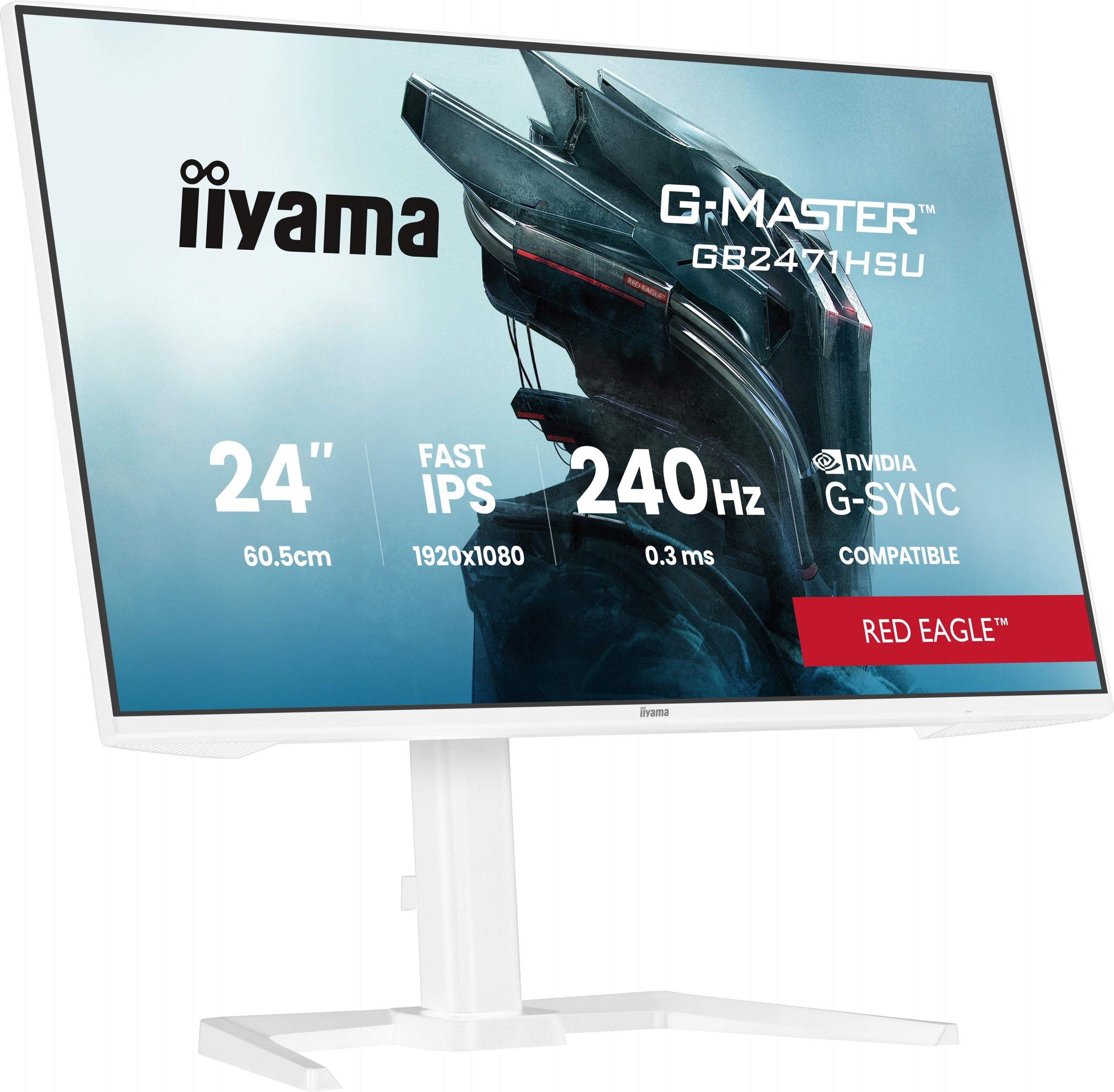 LED monitor iiyama GB2471HSU-W1 23,8" 1920 x 1080 px IPS / PLS Brand iiyama