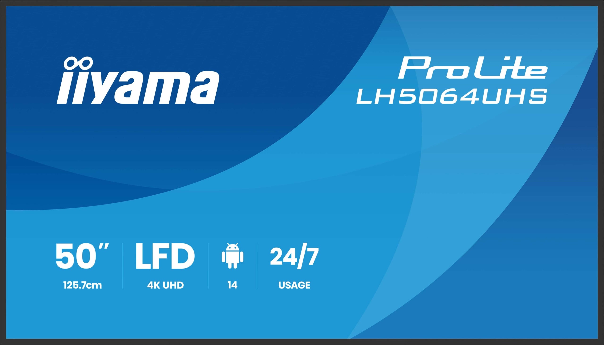 LED monitor iiyama ProLite LH5064UHS-B1AG 50 / NEW / PAT-KOM Manufacturer code LH5064UHS-B1AG