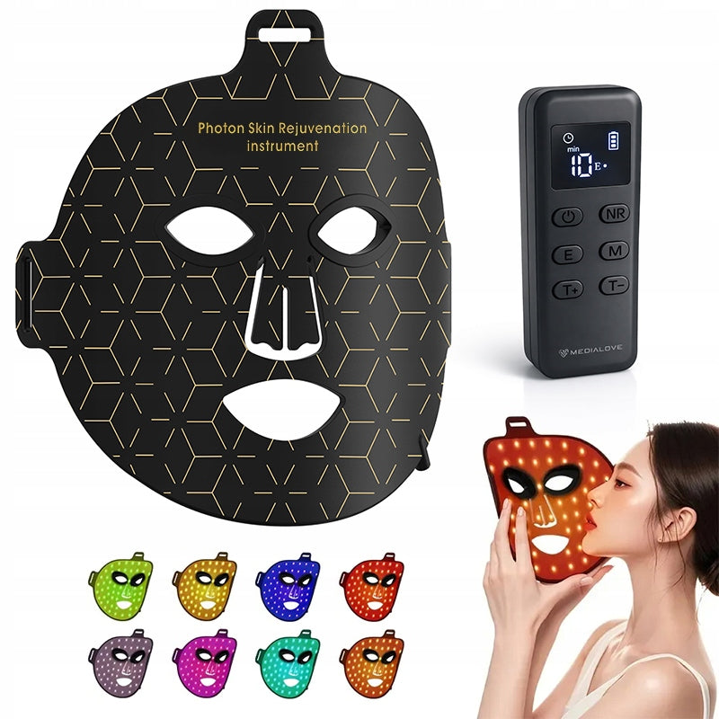 LED photon mask for face PHOTOTHERAPY home skin care 8 colors