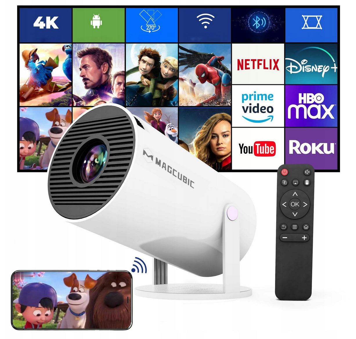 LED projector Magcubic HY300 white