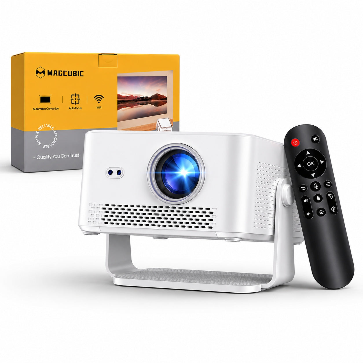 LED projector Magcubic HY450Max 1080P 4K 8K Android 14 WiFi 6 BT 5.4 HDR10+