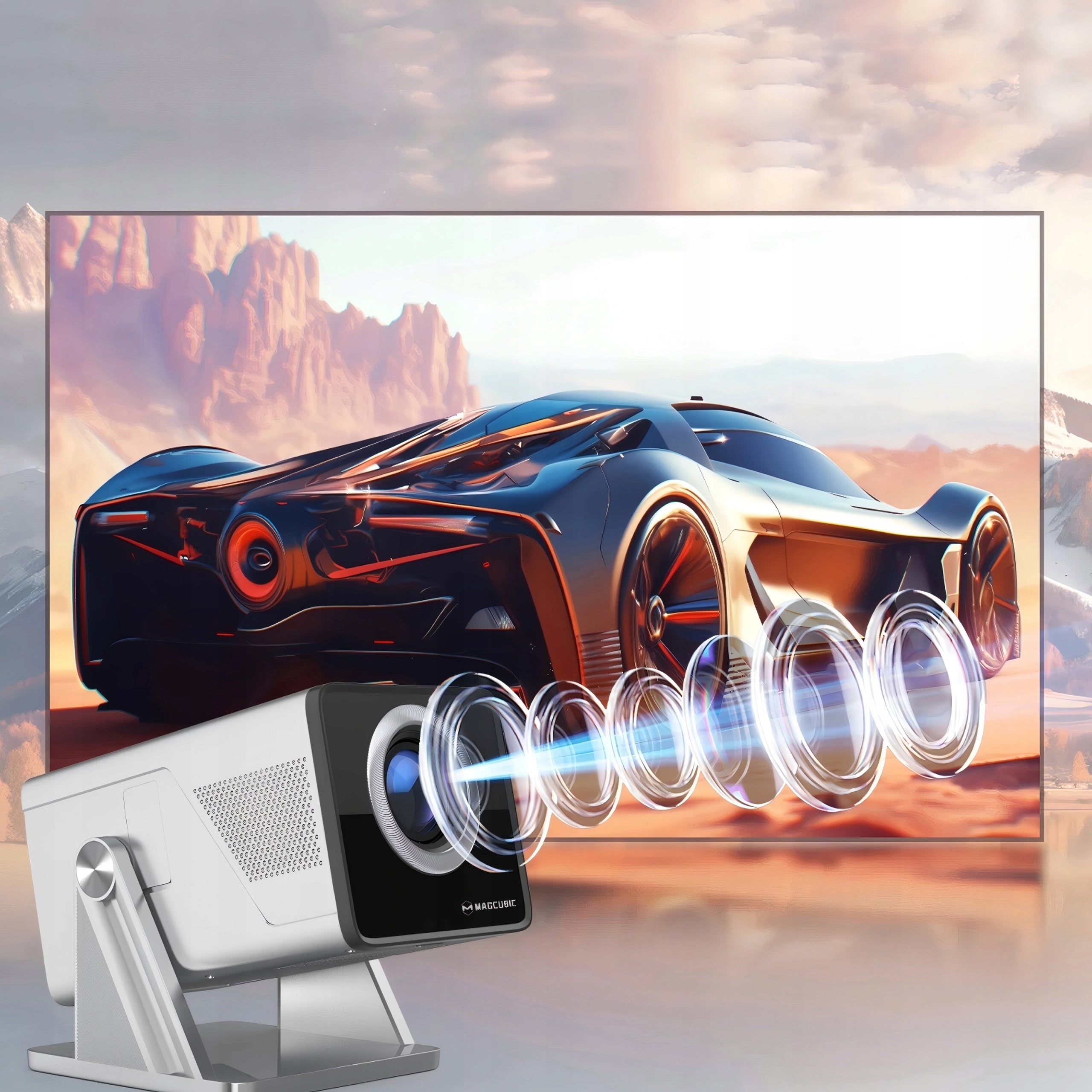 LED projector Magcubic X7 silver 1920 x 1080 (FHD) Manufacturer code 9331522381997