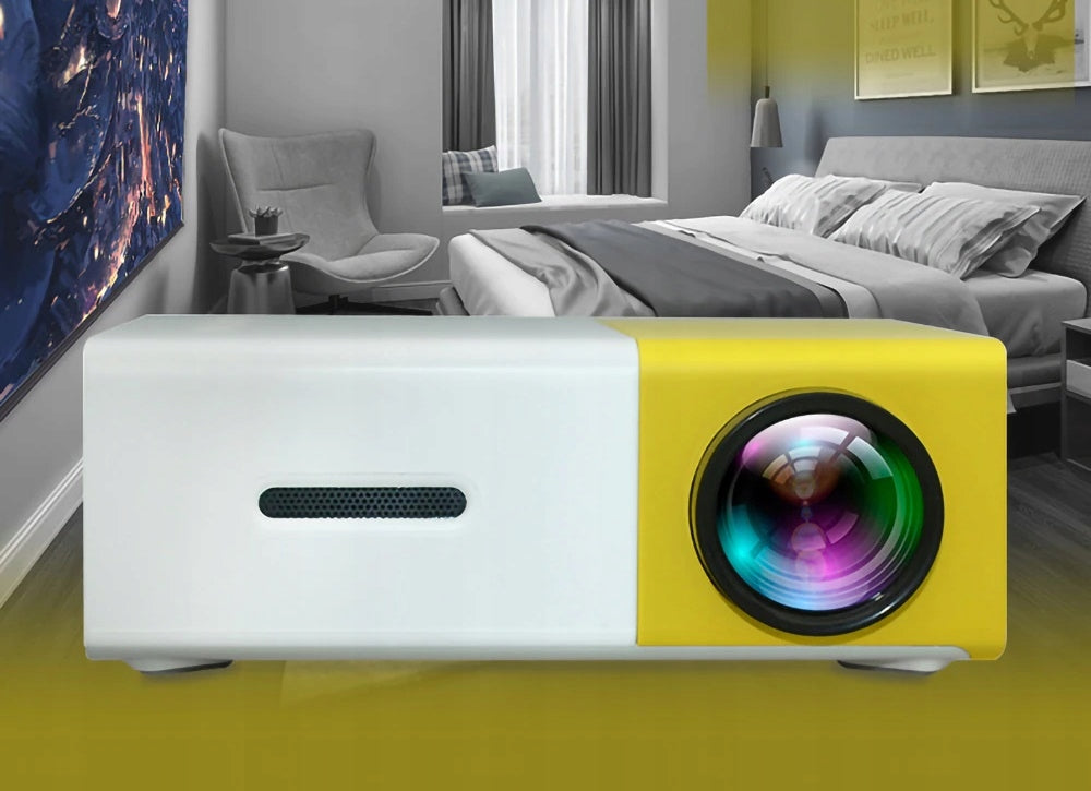 LED projector Vamvo YG300Pro white Manufacturer code PRZENOŚNY MINI PROJEKTOR RZUTNI NA PREZENT