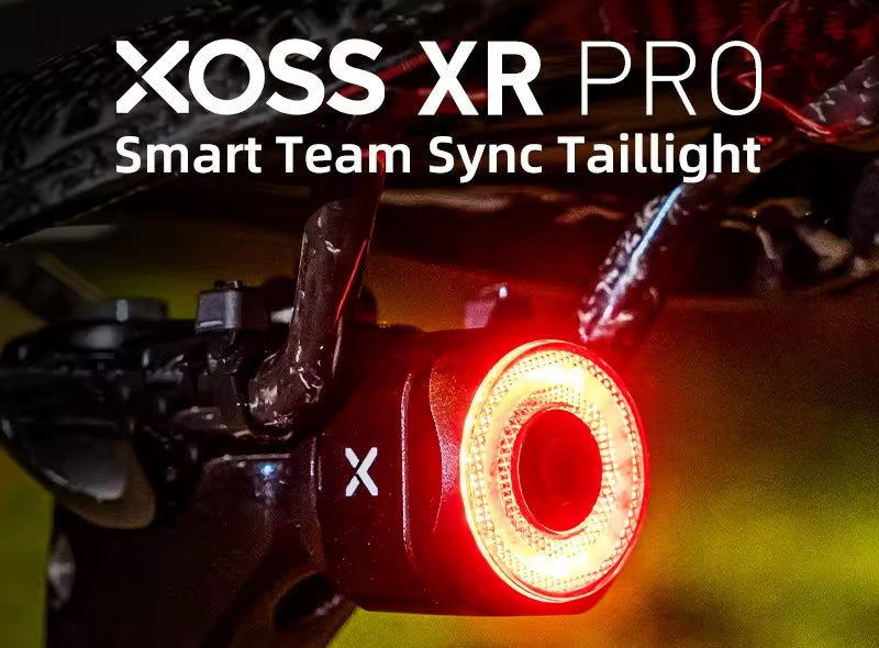 LED rear bike light XOSS XR PRO Color black