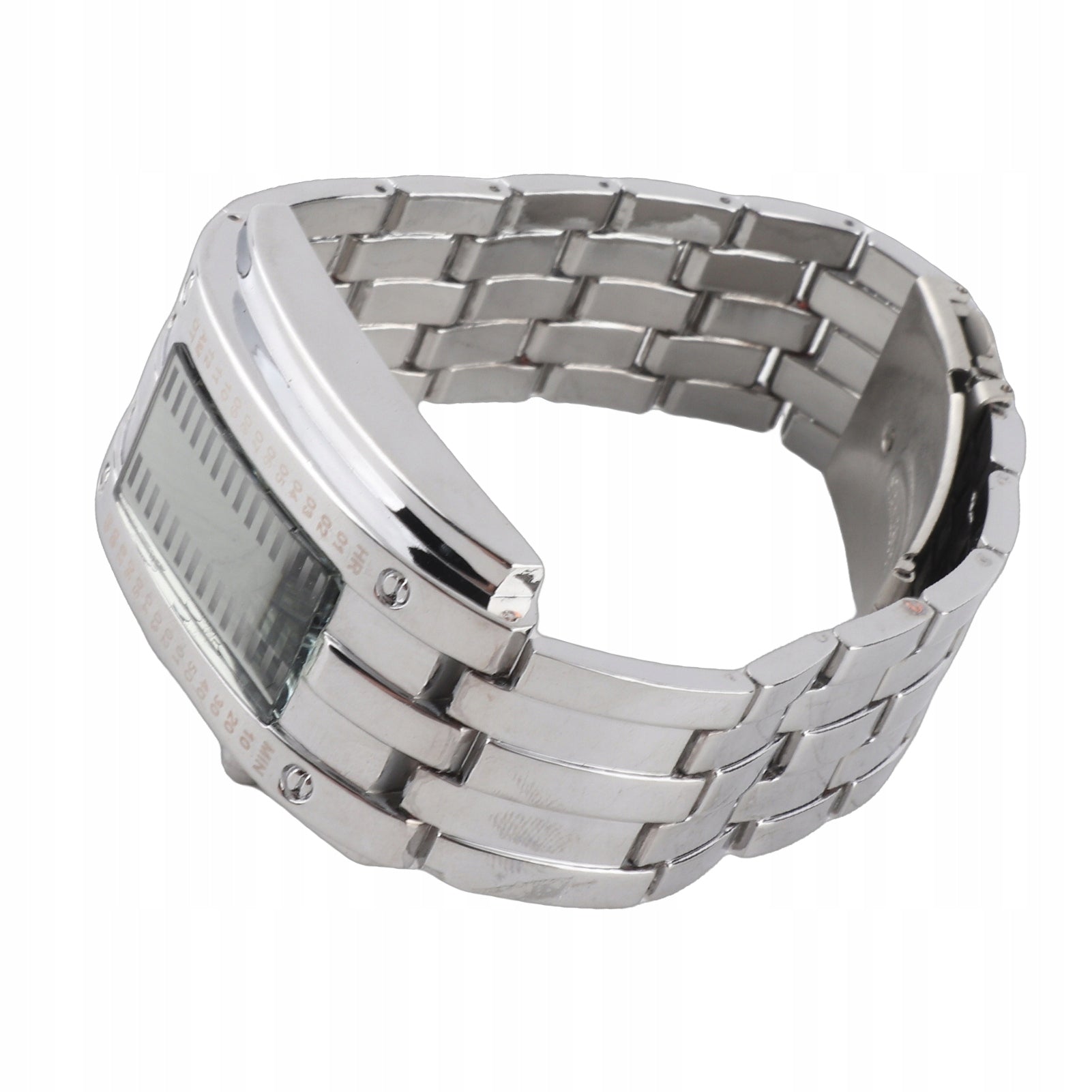 LED watch Unique display in binary time mode Structure FI Mechanism other
