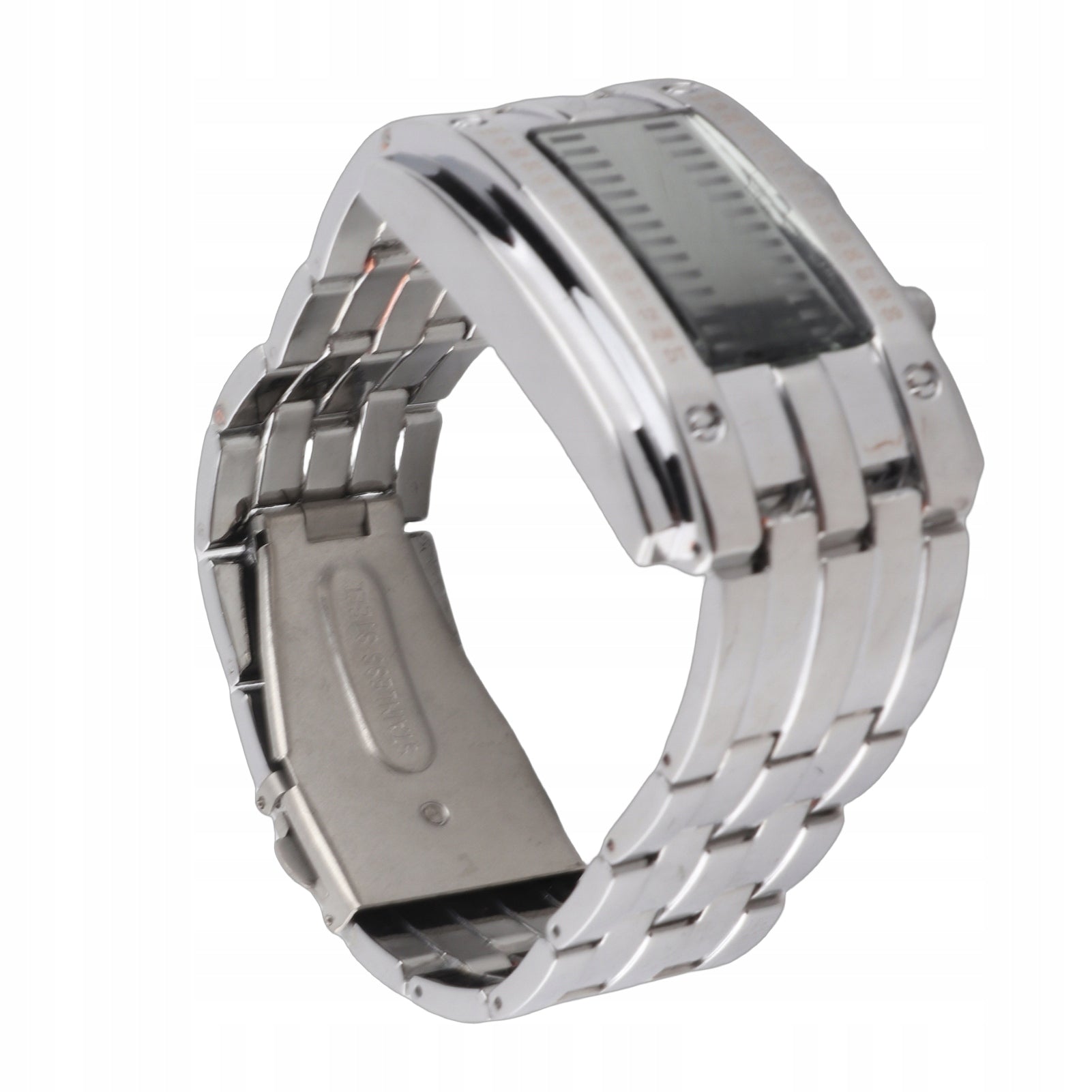 LED watch Unique display in binary time mode Structure FI