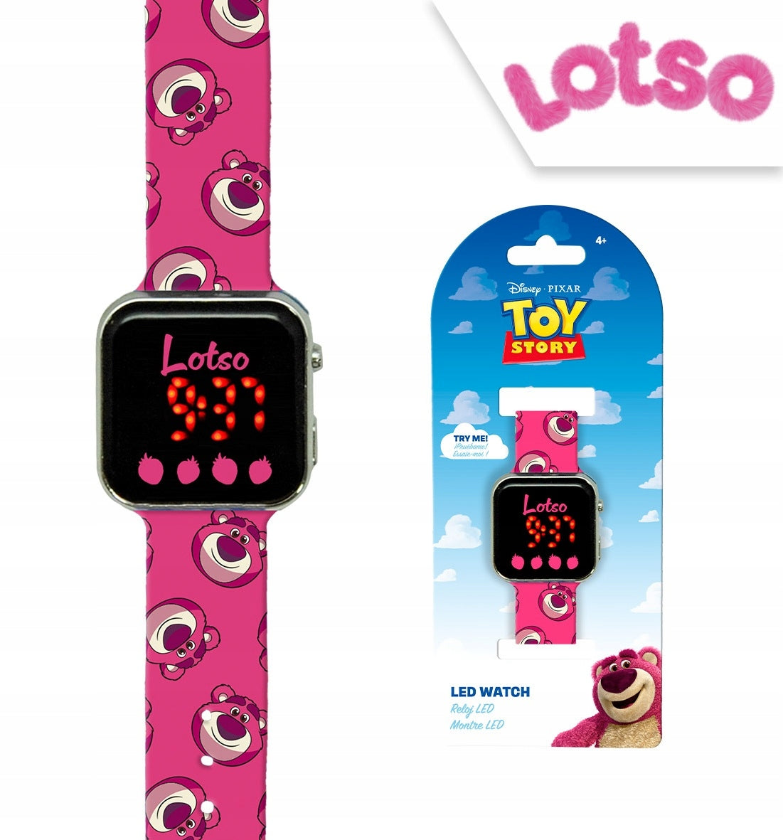 LED watch with calendar Lotso LTS00017 Kids Euroswan