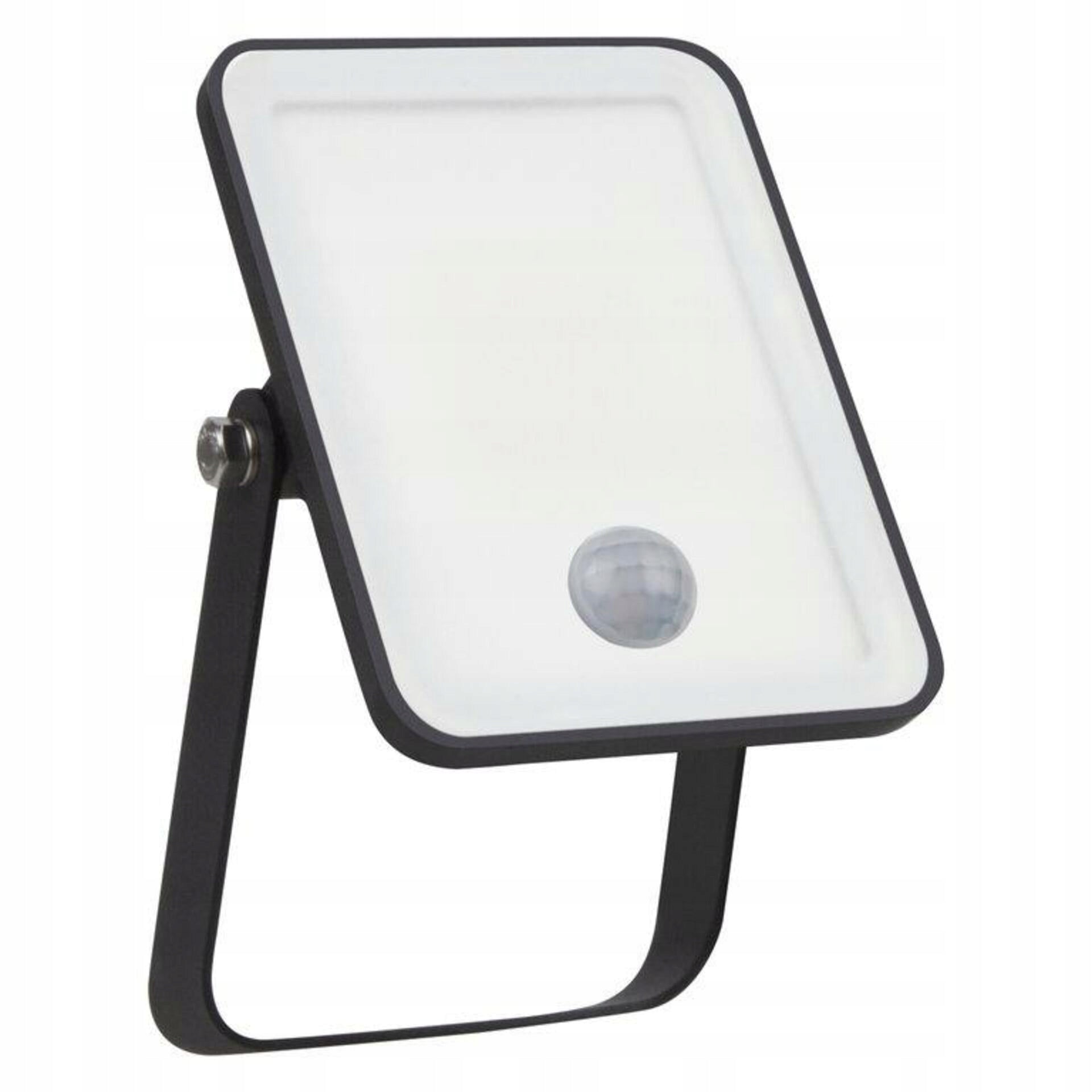 LEDVANCE LED reflektor Floodlight 10W 4000K, čidlo, IP65, černý, 900 lm