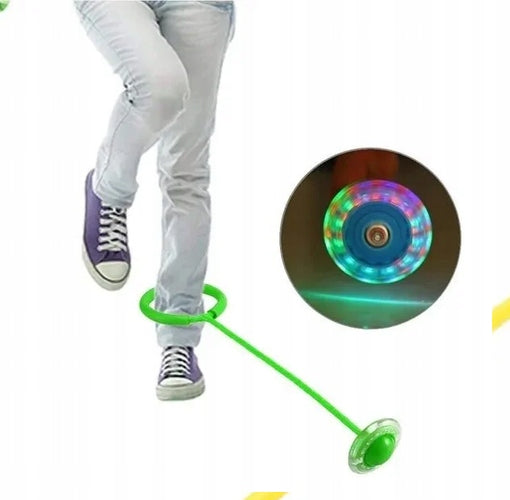 LEG JUMP ROPE LED GLOWING HULA HOOP SKIP BALL FOR KIDS AND ADULTS 3+ Packaging status original