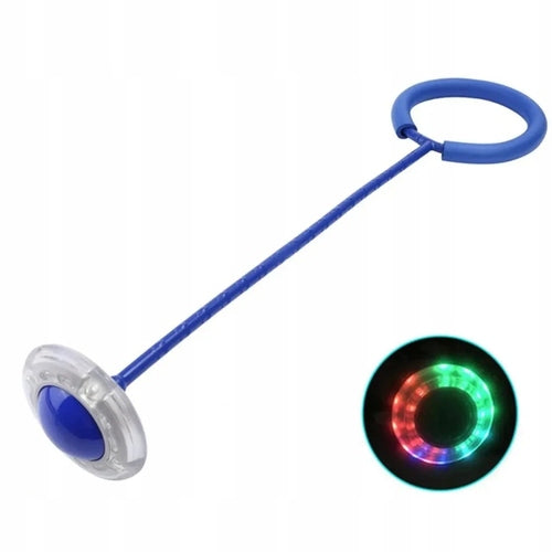 LEG JUMP ROPE LED GLOWING HULA HOOP SKIP BALL FOR KIDS AND ADULTS 3+