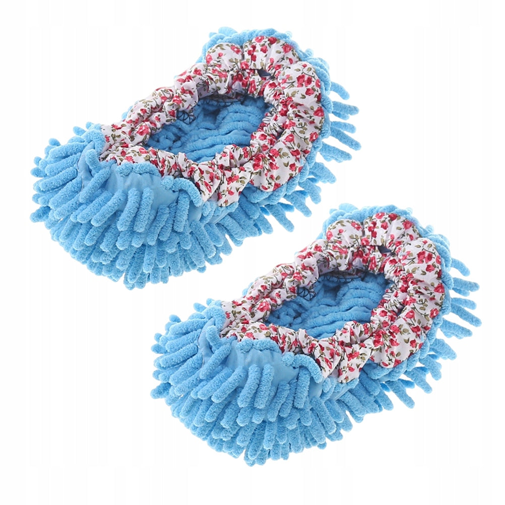 LEG MOP SHOES SLIPPERS MICROFIBER FLOOR CLEANING PADS