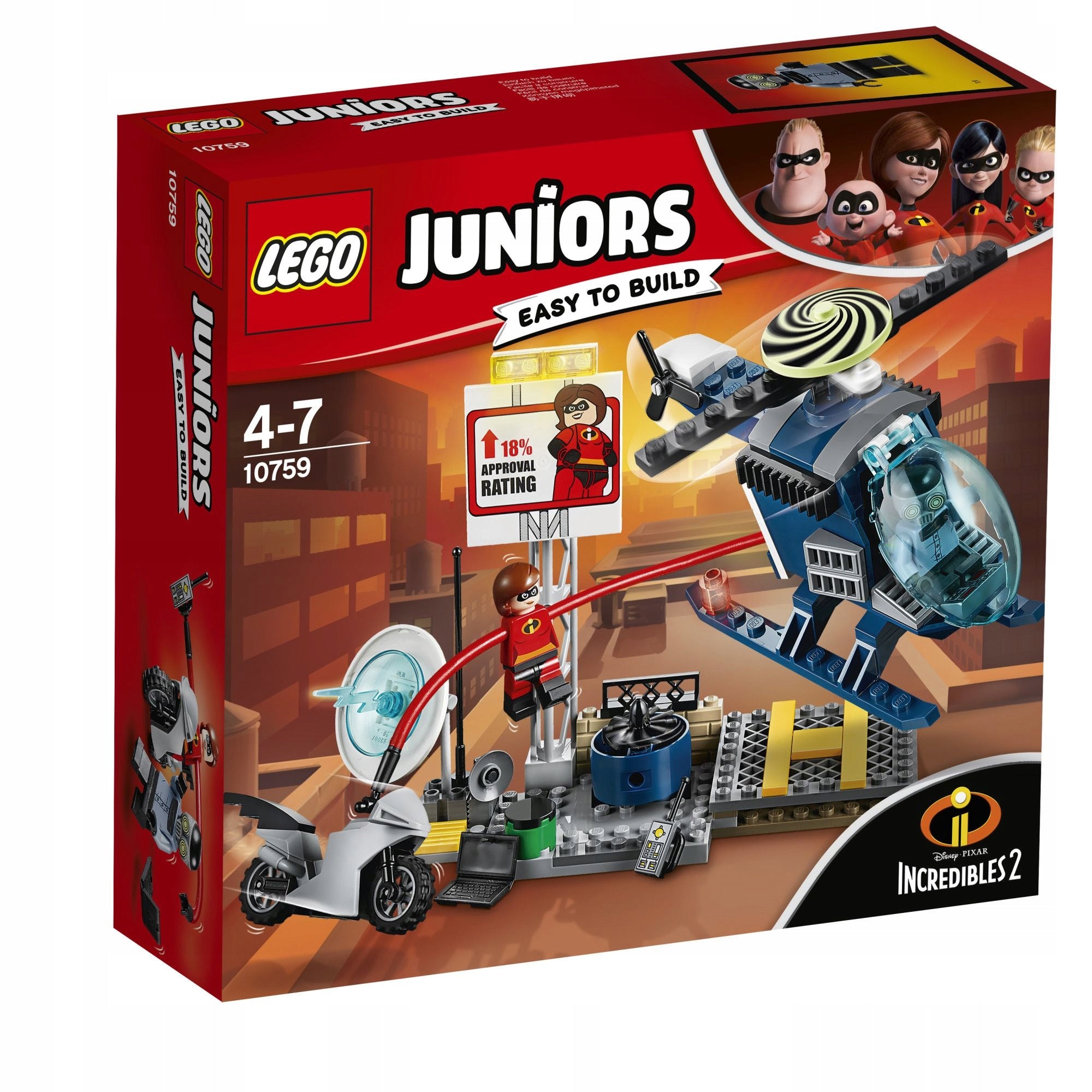 10759 LEGO® JUNIORS Ladies Unreal Chase auf dem Dach 