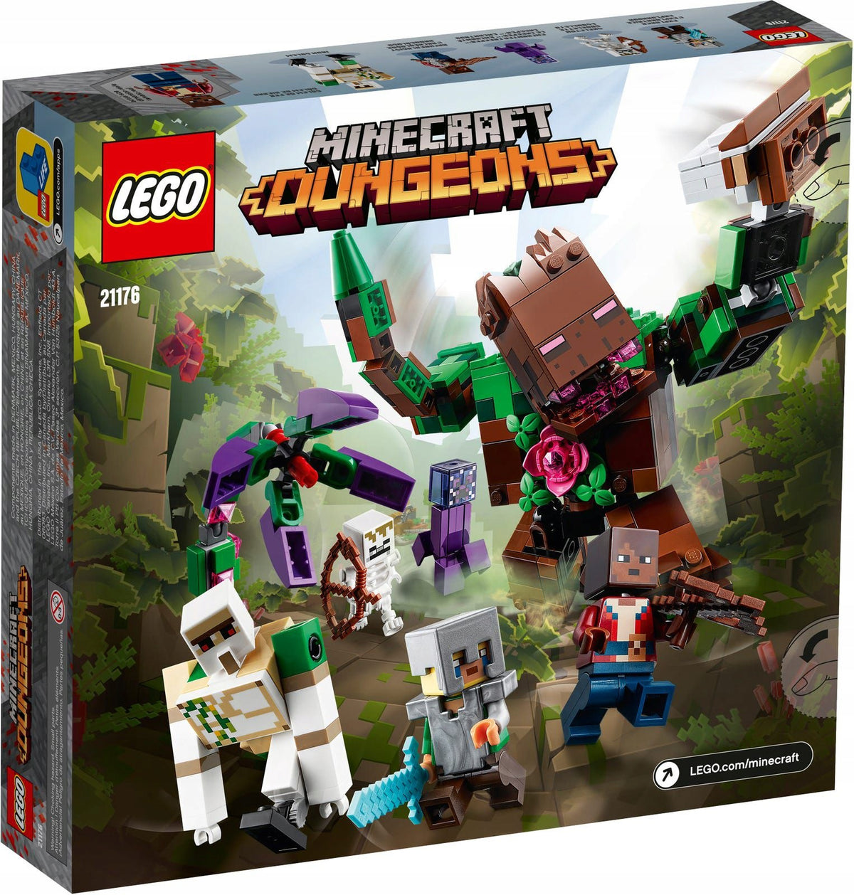 LEGO 21176 Minecraft - Jungle Slayer - Iron Golem Enchanted Creeper