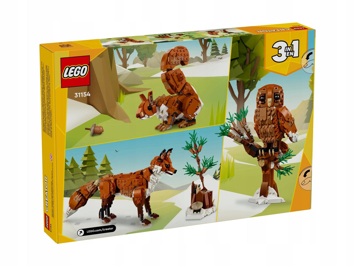 LEGO 31154 Creator 3 in 1 Forest Animals: Red Fox Packaging status original