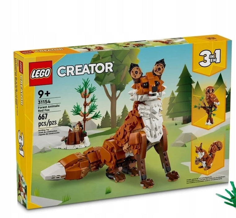 LEGO 31154 Creator 3 in 1 Forest Animals: Red Fox