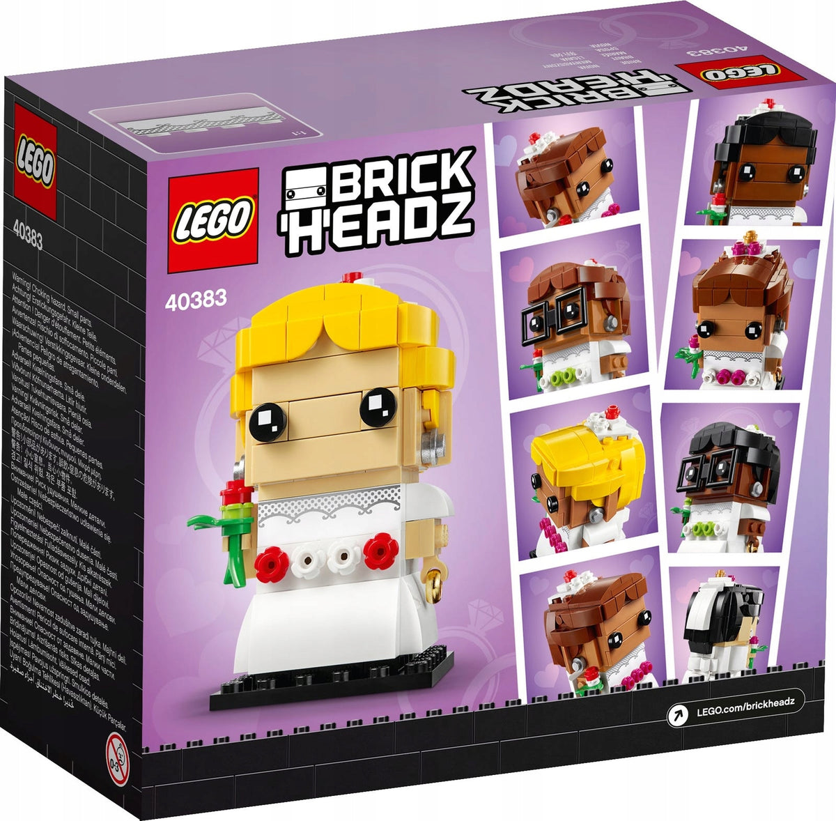 LEGO 40383 BRICKHEADZ - BRIDE Packaging status original