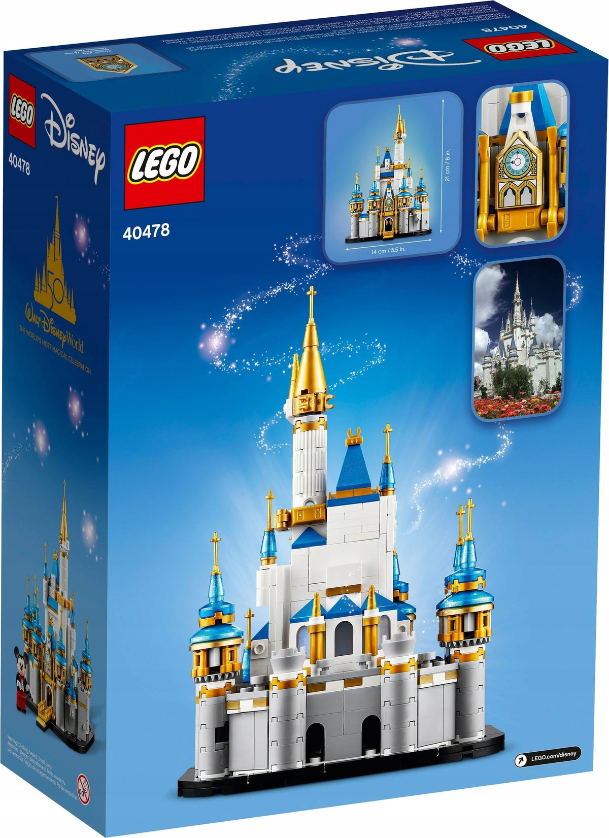 LEGO 40478 Disney Miniature Castle Packaging status original