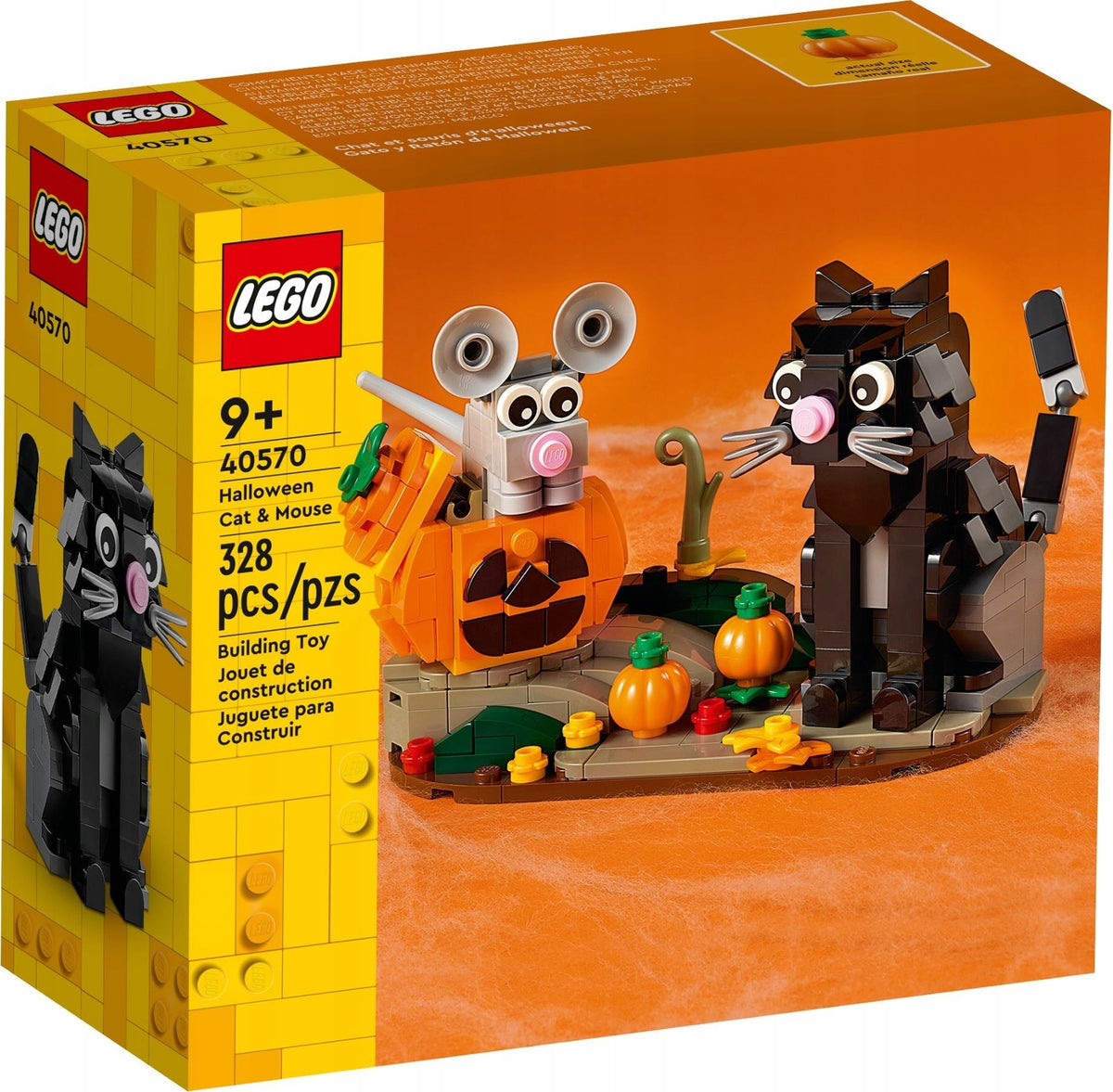 LEGO 40570 Cat and mouse for Halloween pumpkin