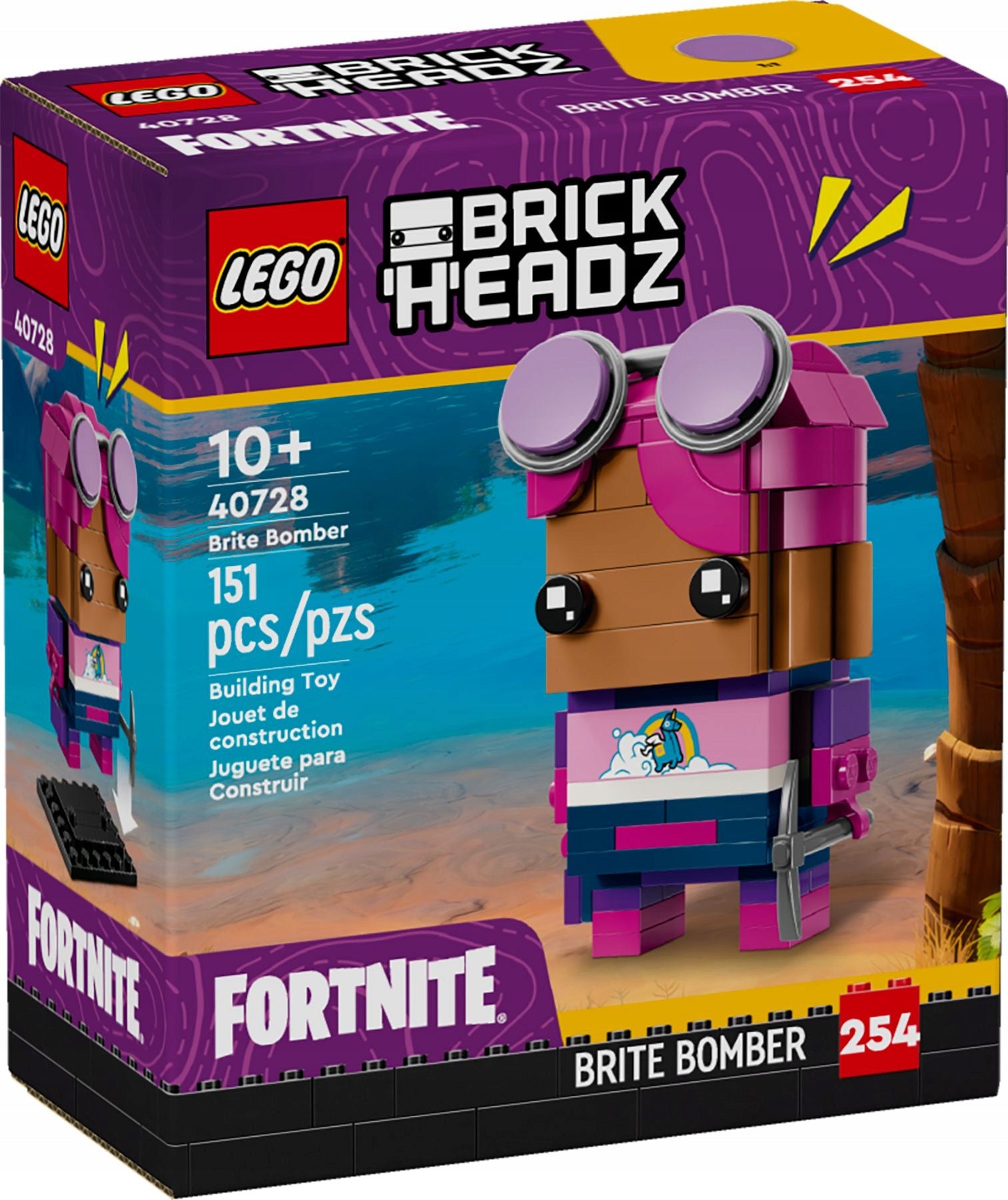 LEGO 40728 BrickHeadz FORTNITE - Bomb Colors Blocks for gift New