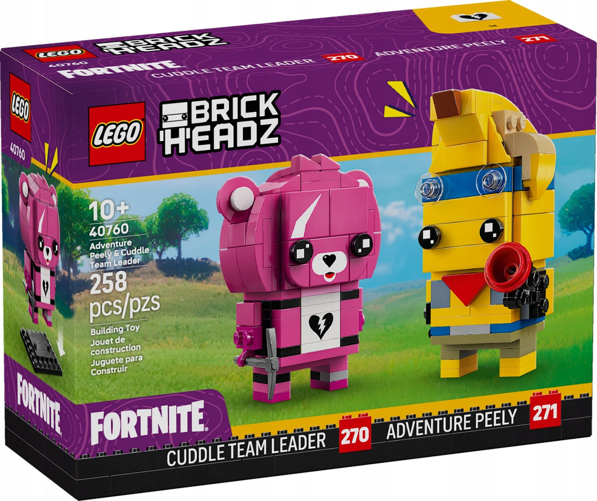 LEGO 40760 BRICKHEADZ - ADVENTURE SKINS FROM THE TROPICS AND TEAM LEADER