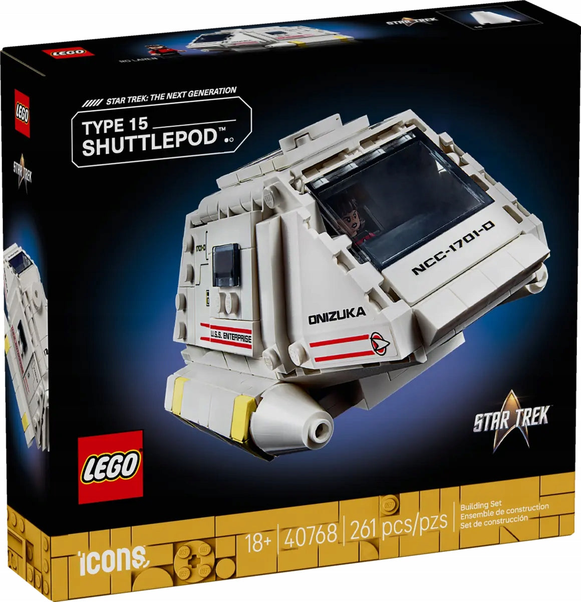 LEGO 40768 ICONS - STAR TREK: TYPE-15 SHUTTLEPOD