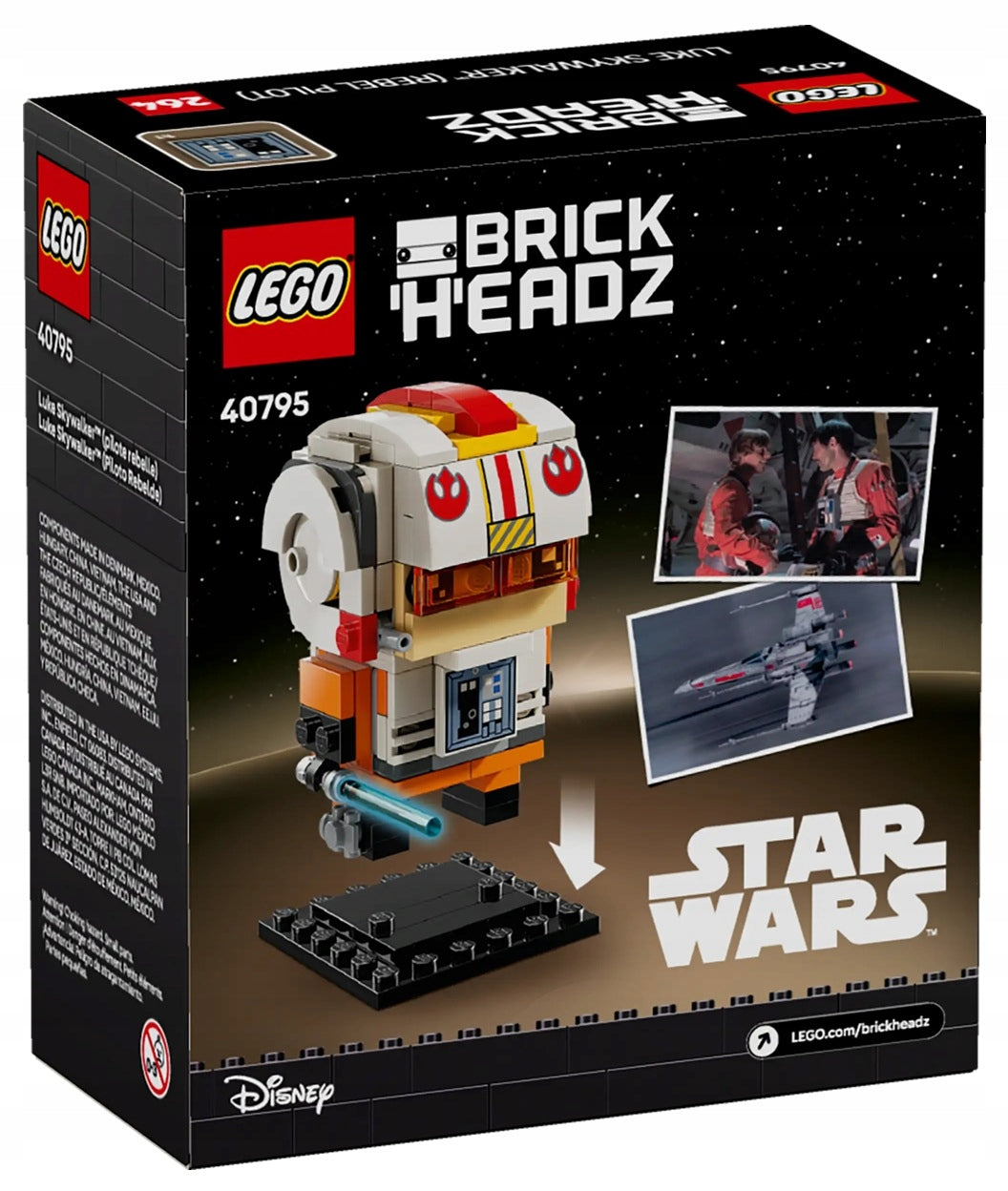 LEGO 40795 BrickHeadz - Luke Skywalker (Rebellion Pilot) Product number 40795