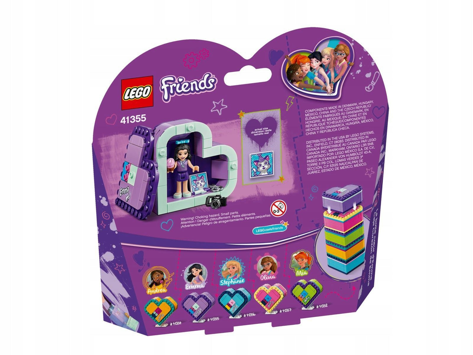 41355 LEGO® Friends Emma širdies formos dėžutė