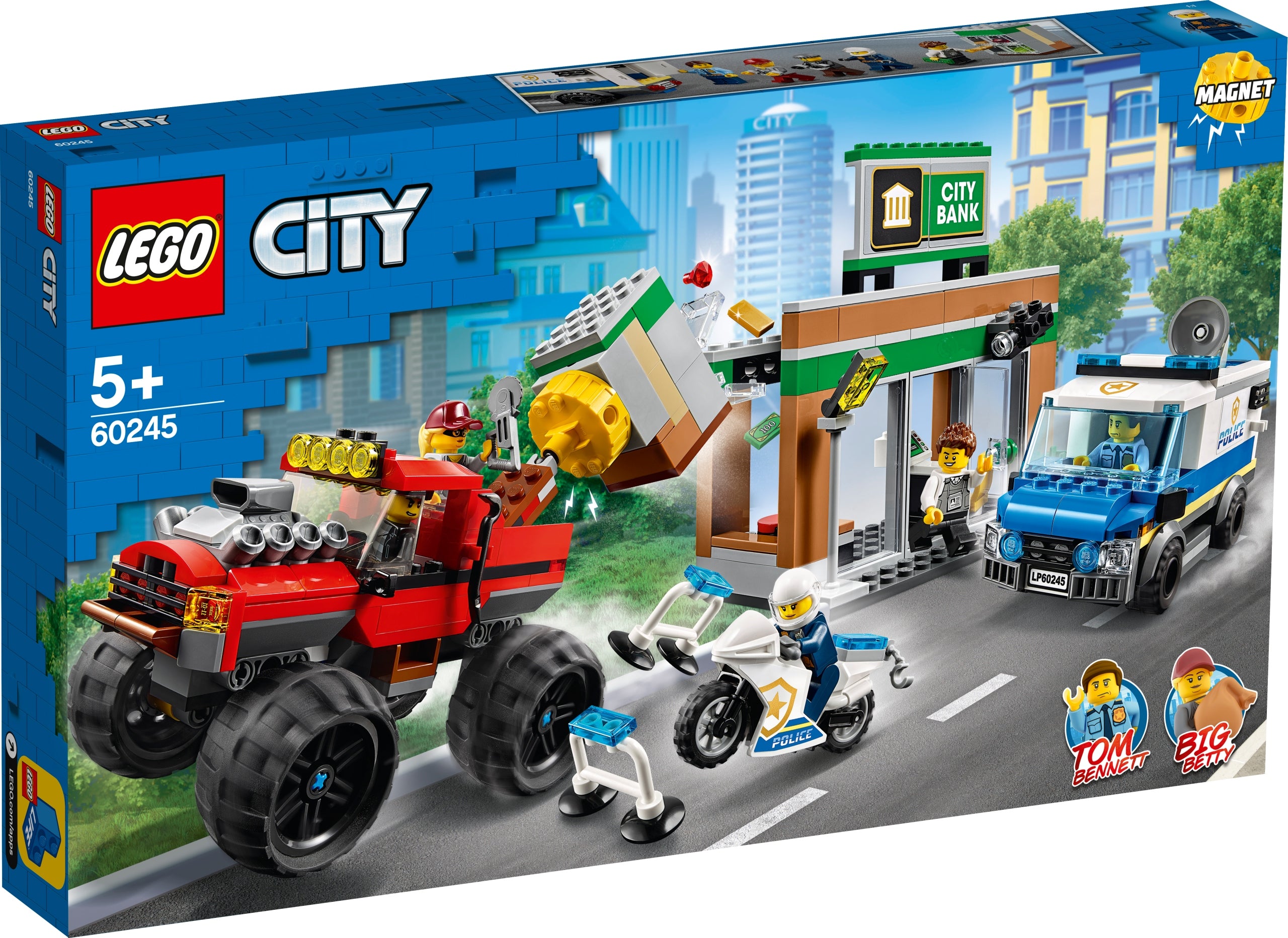 60245 LEGO® City Policijos sunkvežimio monstro apiplėšimas