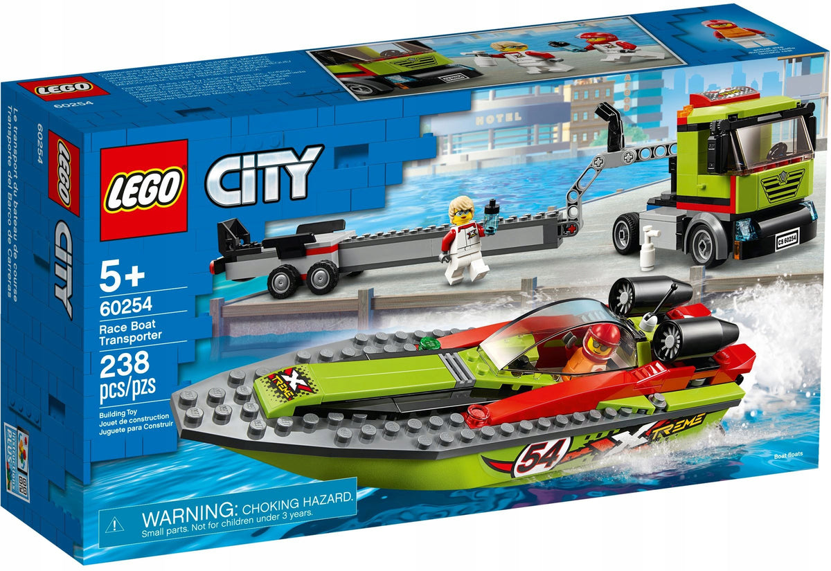 LEGO 60254 CITY TRANSPORTER OF A RACING BOAT